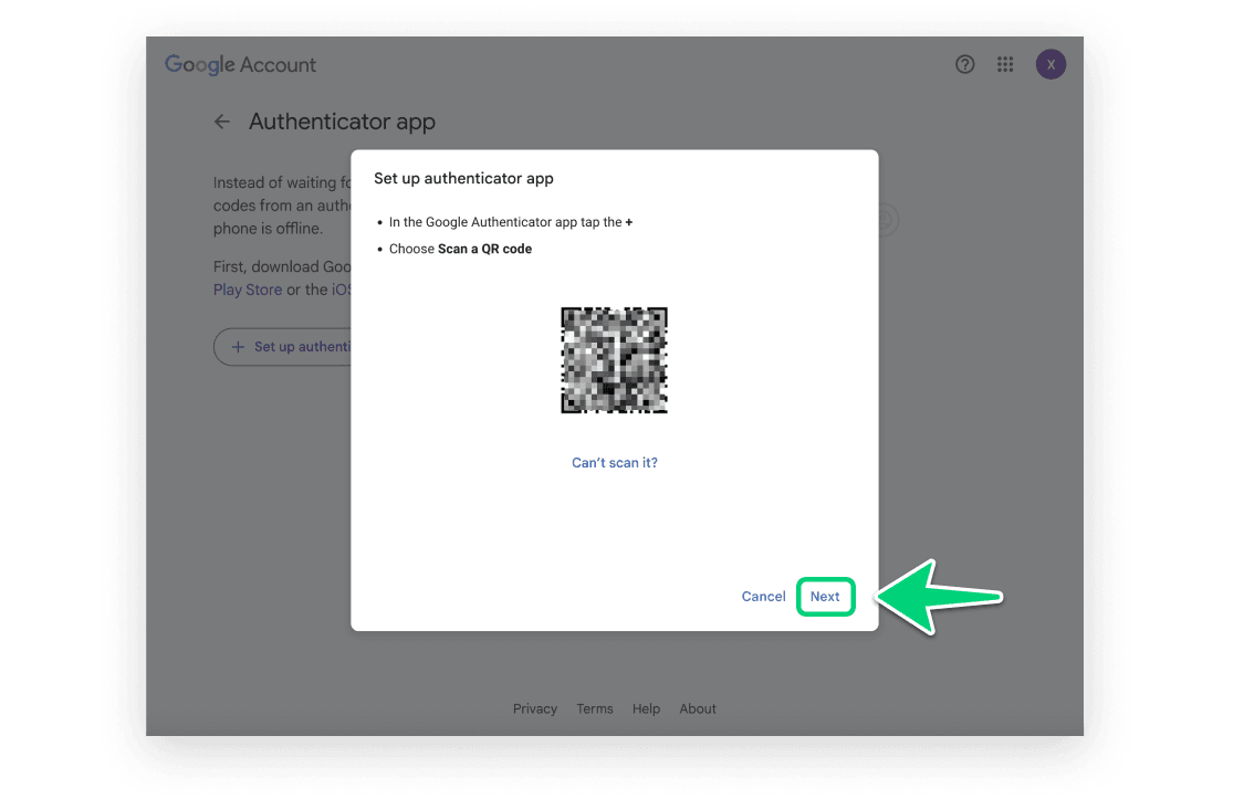 Google 2FA Step 12 Image