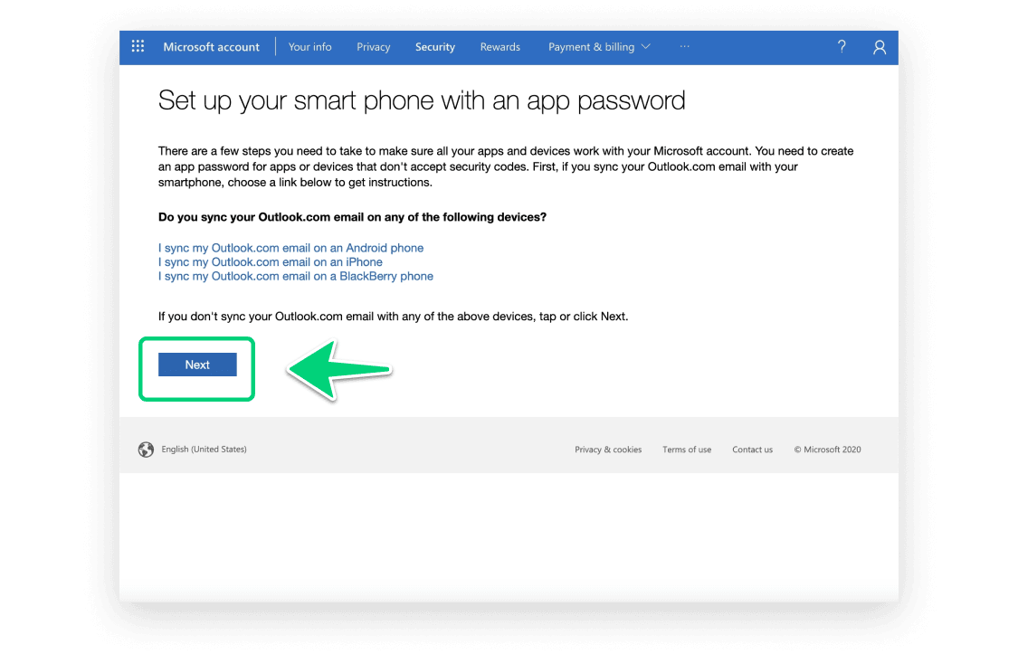Microsoft 2FA Step 10 Image