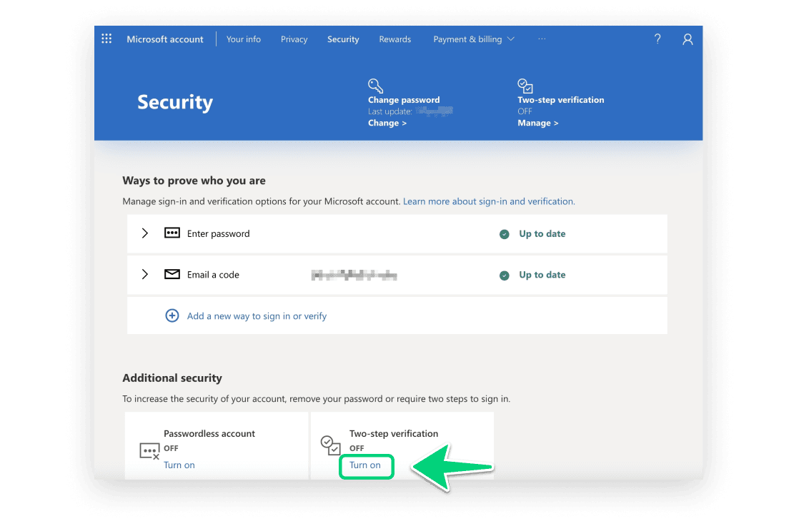 Microsoft 2FA Step 3 Image