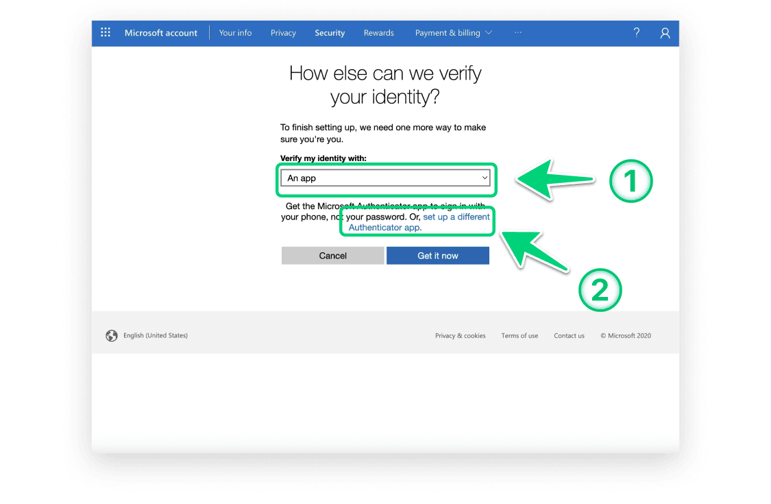 Microsoft 2FA Step 5 Image
