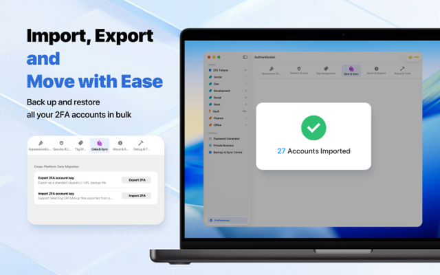 Import, Export and Move with Ease on Mac